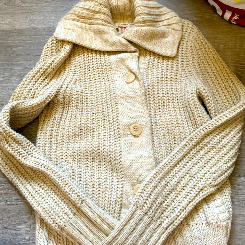 Target button up sweater